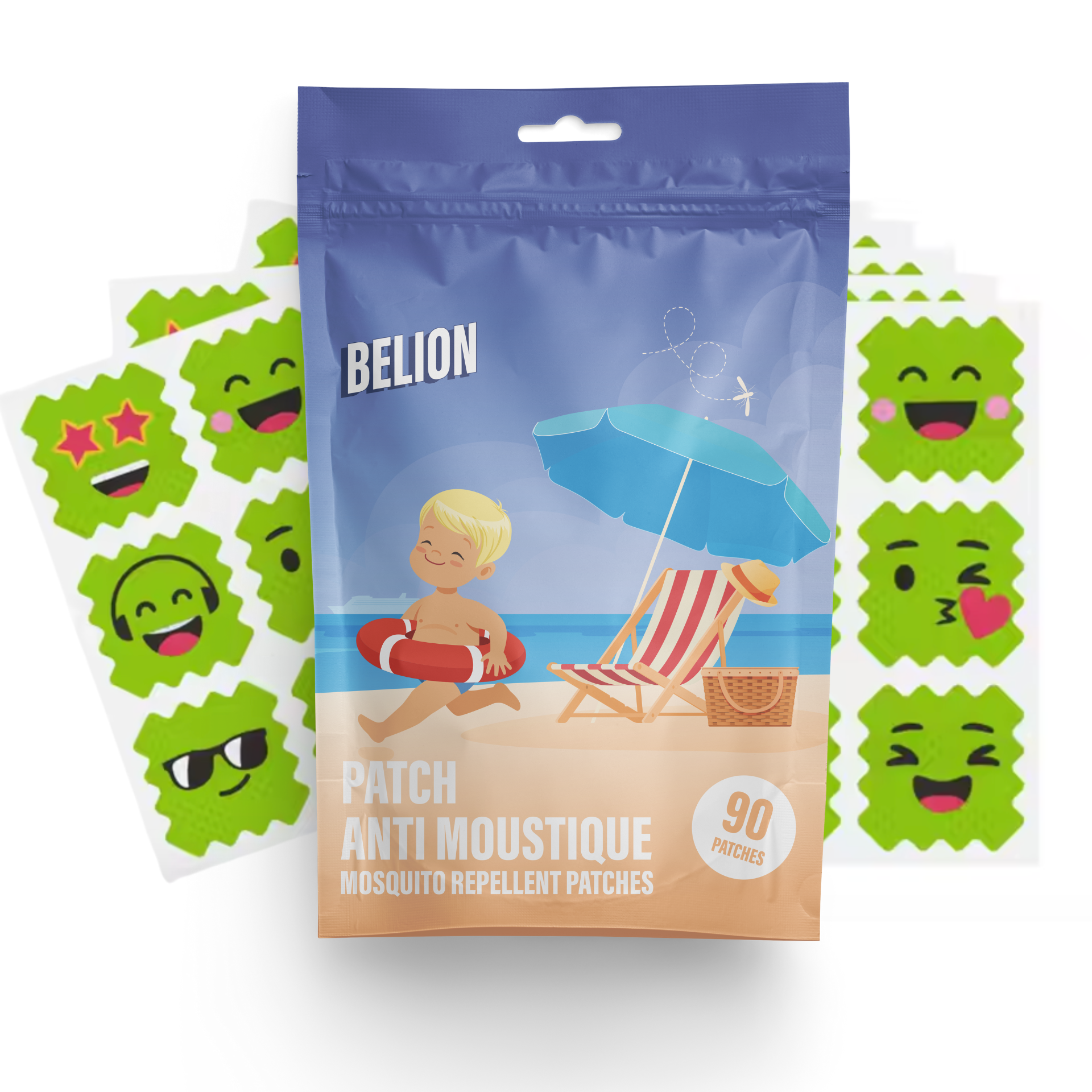 Patch anti moustique 100% naturel- 90 unités