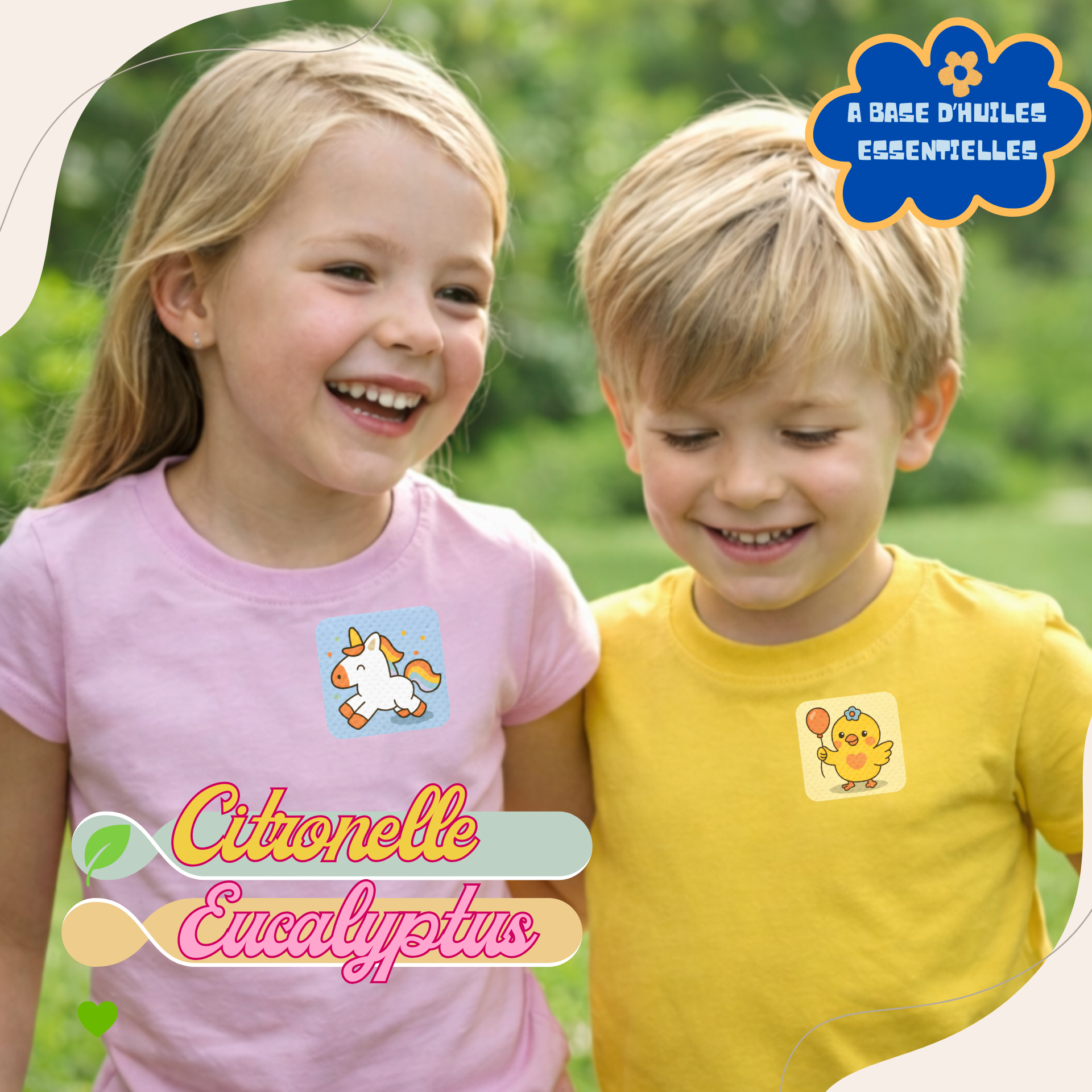 NEW ! Patchs anti-moustiques pour enfants x60